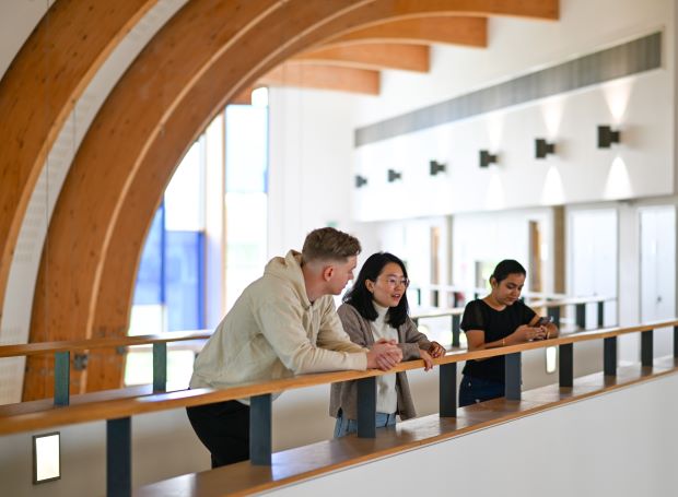 Students on campus - Henley